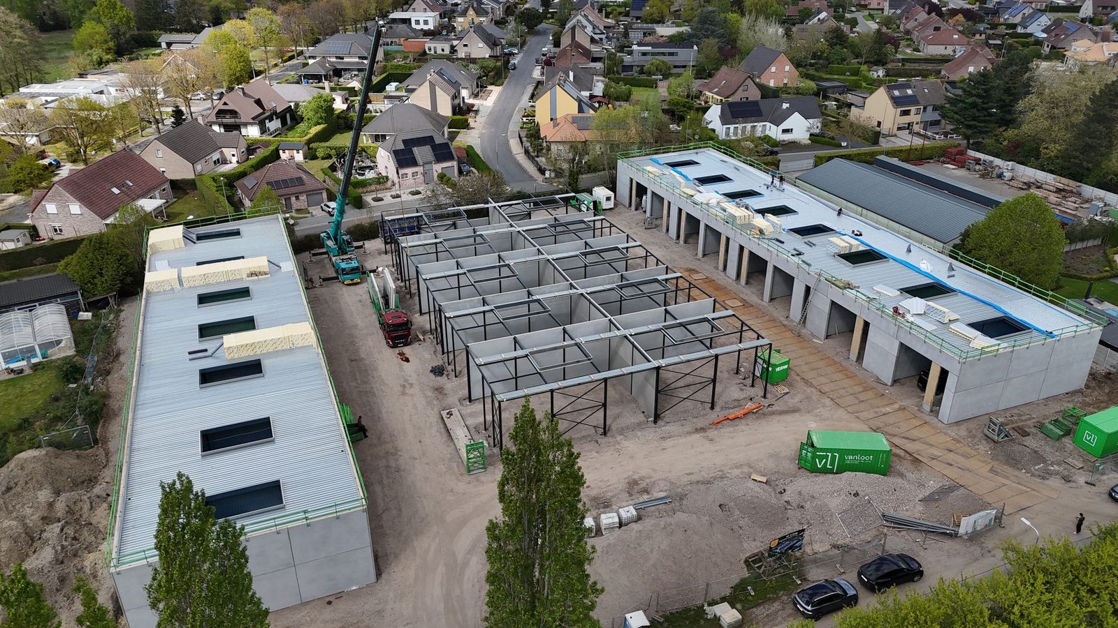 Sarospark werf — luchtfoto april 2026, project en omgeving